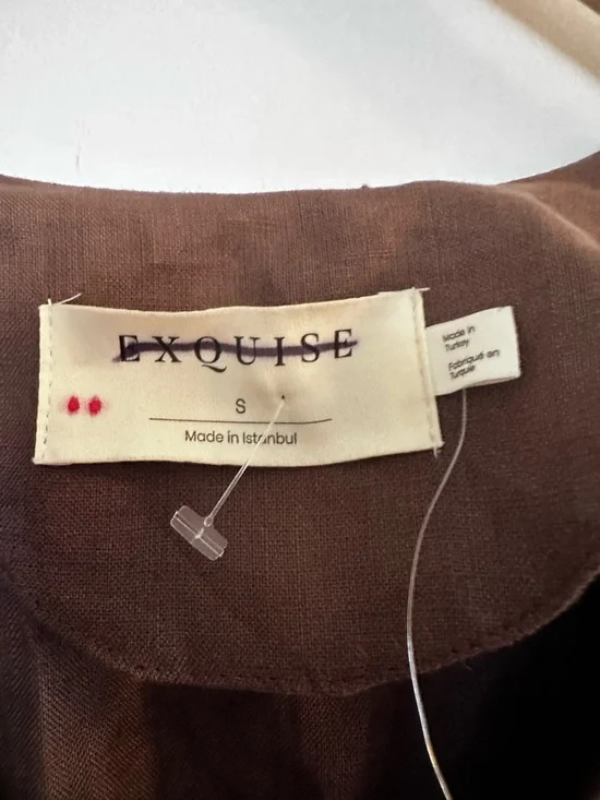 Anthropologie The Tobie Linen Pleated Mini Shirt Dress by Exquise - Picture 10 of 10